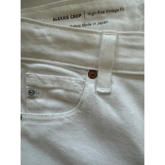 New ~ ADRIANO GOLDSCHMIED ~ AG Alexxis Crop High Rise Vintage Fit Jeans Size 24R - Picture 10 of 11